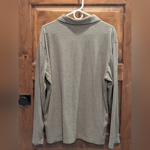 Men's Design Long Sleeve Polo - Picture 2 of 2